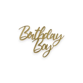 Πλεξιγκλάς φράση birthday boy - επιλογή χρώματος