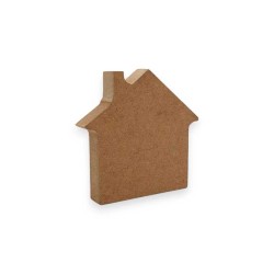 Αυτοστηριζόμενο mdf Σπιτάκι με καμινάδα Αυτοστηριζόμενο mdf Σπιτάκι με καμινάδα