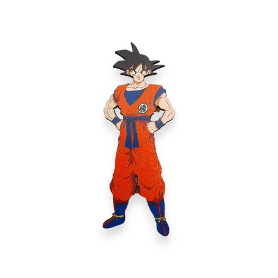 Ξύλινη εκτυπωμένη φιγούρα Son Goku