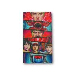 Ξύλινη εκτυπωμένη φιγούρα καδράκι stranger things