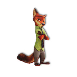 Ξύλινη εκτυπωμένη φιγούρα ζωούπολη -Nick Wilde