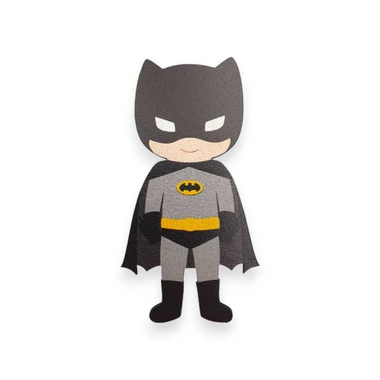 Ξύλινη εκτυπωμένη παιδική φιγούρα Batman