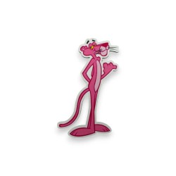 Ξύλινη εκτυπωμένη φιγούρα  ροζ πάνθηρας