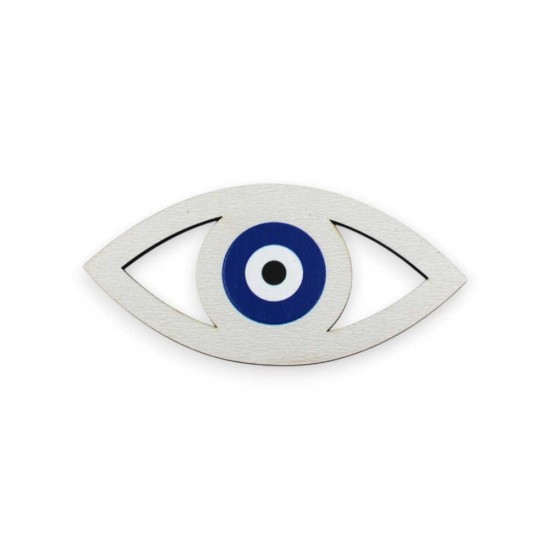 Ξύλινη εκτυπωμένη φιγούρα μάτι διάτρητο