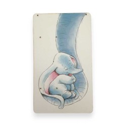 Ξύλινη εκτυπωμένη βάση για λαμπάδα Baby Dumbo Ξύλινη εκτυπωμένη βάση για λαμπάδα Baby Dumbo