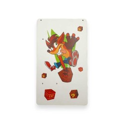 Ξύλινη εκτυπωμένη βάση για λαμπάδα Crash Bandicoot Ξύλινη εκτυπωμένη βάση για λαμπάδα Crash Bandicoot