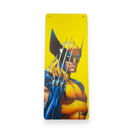 Ξύλινη εκτυπωμένη βάση για λαμπάδα Wolverine