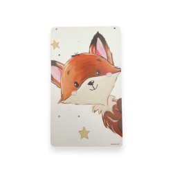 Ξύλινη εκτυπωμένη βάση για λαμπάδα Αλεπού Ξύλινη εκτυπωμένη βάση για λαμπάδα Αλεπού