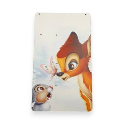 Ξύλινη εκτυπωμένη βάση για λαμπάδα Μπάμπι το ελαφάκι με πεταλούδα και λαγουδάκι Ξύλινη εκτυπωμένη βάση για λαμπάδα Μπάμπι το ελαφάκι με πεταλούδα και λαγουδάκι