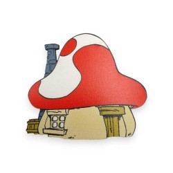 Ξύλινη εκτυπωμένη φιγούρα Μανιταρόσπιτο Ξύλινη εκτυπωμένη φιγούρα Μανιταρόσπιτο