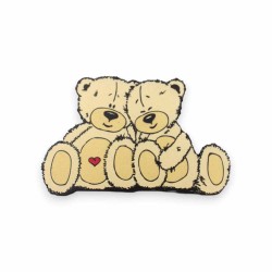Ξύλινη εκτυπωμένη φιγούρα ερωτευμένα αρκουδάκια Ξύλινη εκτυπωμένη φιγούρα ερωτευμένα αρκουδάκια