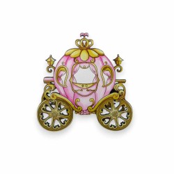 Ξύλινη εκτυπωμένη φιγούρα ροζ άμαξα Ξύλινη εκτυπωμένη φιγούρα ροζ άμαξα