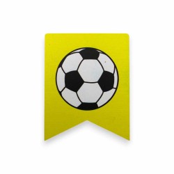 Ξύλινη εκτυπωμένη φιγούρα - Σημαία Ποδοσφαίρου Ξύλινη εκτυπωμένη φιγούρα - Σημαία Ποδοσφαίρου