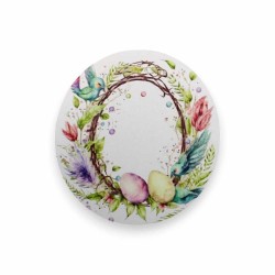 Ξύλινη εκτυπωμένη φιγούρα με πασχαλινό μοτίβο Ξύλινη εκτυπωμένη φιγούρα με πασχαλινό μοτίβο