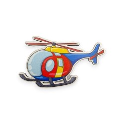 Ξύλινη εκτυπωμένη φιγούρα Ελικόπτερο Ξύλινη εκτυπωμένη φιγούρα Ελικόπτερο