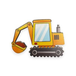 Ξύλινη εκτυπωμένη φιγούρα Φαγάνα που μεταφέρει χώμα Ξύλινη εκτυπωμένη φιγούρα Φαγάνα που μεταφέρει χώμα