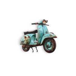 Ξύλινη εκτυπωμένη φιγούρα βέσπα ρετρό Ξύλινη εκτυπωμένη φιγούρα βέσπα ρετρό