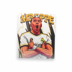 Ξύλινη εκτυπωμένη φιγούρα καδράκι mbappe Ξύλινη εκτυπωμένη φιγούρα καδράκι mbappe