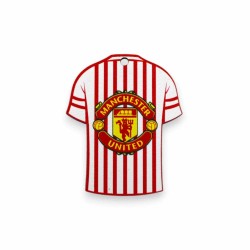Ξύλινη εκτυπωμένη φιγούρα ποδοσφαιρική φανέλα Manchester United Ξύλινη εκτυπωμένη φιγούρα ποδοσφαιρική φανέλα Manchester United