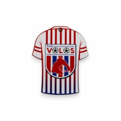 Ξύλινη εκτυπωμένη φιγούρα ποδοσφαιρική φανέλα ΠΑΕ Βόλος Ξύλινη εκτυπωμένη φιγούρα ποδοσφαιρική φανέλα ΠΑΕ Βόλος
