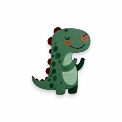 Ξύλινη εκτυπωμένη φιγούρα Χαμογελαστός Δεινόσαυρος Ξύλινη εκτυπωμένη φιγούρα Χαμογελαστός Δεινόσαυρος