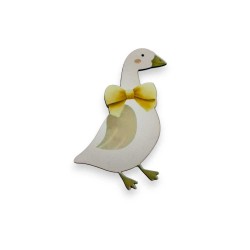 Ξύλινη εκτυπωμένη φιγούρα  χήνα Ξύλινη εκτυπωμένη φιγούρα  χήνα