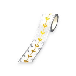 Αυτοκόλλητη κορδέλα χρυσό κλαδί 30mm - 10m. Αυτοκόλλητη κορδέλα χρυσό κλαδί 30mm - 10m.