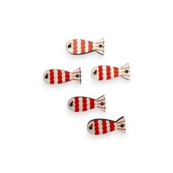 Ξύλινο στοιχείο ψαράκι για μαρτάκι