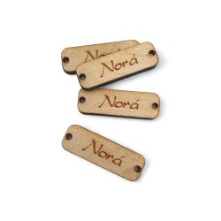 Ξύλινη ταυτότητα νονά 3,5cm. - Συσκευασία 10τμχ Ξύλινη ταυτότητα νονά 3,5cm. - Συσκευασία 10τμχ