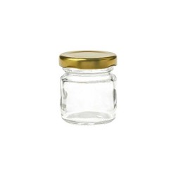 Γυάλινο βαζάκι με καπάκι 40ml Γυάλινο βαζάκι με καπάκι 40ml