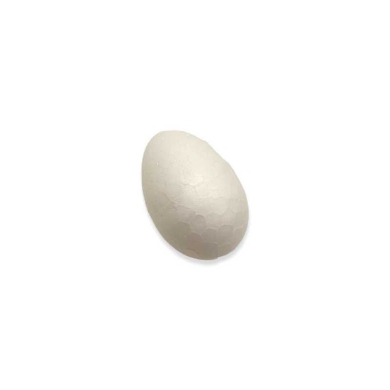 Αυγό χειροτεχνίας από φοαμ 7x4.5cm.
