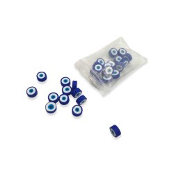 Ματάκι φίμο Φ1 με τρύπες - μπλε Ματάκι φίμο Φ1 με τρύπες - μπλε