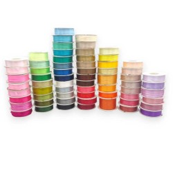 Κορδέλα Σατέν Διπλής Όψης  3mm διάφορα χρώματα - 100Y