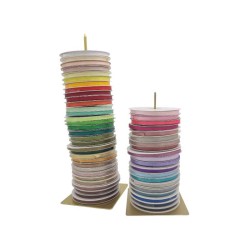 Κορδέλα Σατέν Διπλής Όψης  07mm διάφορα χρώματα - 50Y Κορδέλα Σατέν Διπλής Όψης  07mm διάφορα χρώματα - 50Y