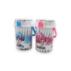 Μαρκαδόροι Ζωγραφικής με Διπλή Μύτη σε 48 Χρώματα