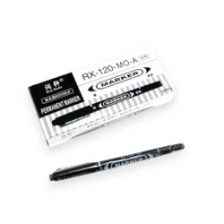 Ανεξίτηλος Μαρκαδόρος Μαύρος Marker RX-120-MO-A Ανεξίτηλος Μαρκαδόρος Μαύρος Marker RX-120-MO-A