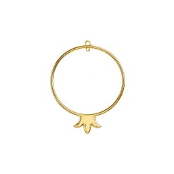 Μεταλλικό στοιχείο ρόδι κύκλος 10cm