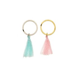 Κρίκος μπρελόκ 2.5 cm με φουντάκι 3εκ Κρίκος μπρελόκ 2.5 cm με φουντάκι 3εκ