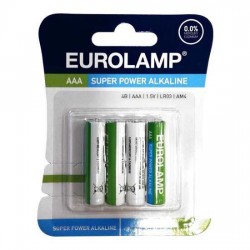 Μπαταρίες αλκαλικές ΑΑA 1.5 V LR03 EUROLAMP (4 TMX) Μπαταρίες αλκαλικές ΑΑA 1.5 V LR03 EUROLAMP (4 TMX)
