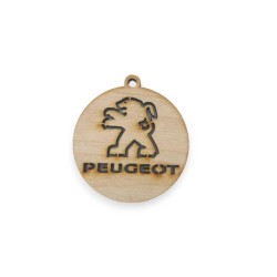 Ξύλινο στοιχείο για μπρελόκ Peugeot Ξύλινο στοιχείο για μπρελόκ Peugeot