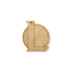 Ξύλινο στοιχείο για μπρελόκ League of Legends