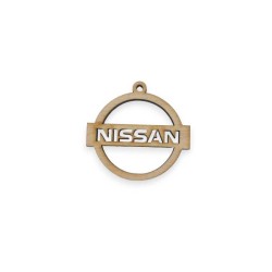 Ξύλινο στοιχείο για μπρελόκ Nissan