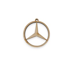 Ξύλινο στοιχείο για μπρελόκ Mercedes