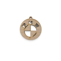 Ξύλινο στοιχείο για μπρελόκ BMW