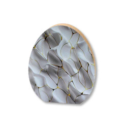 Αυτοστηριζόμενο αβγό από mdf με εκτύπωση περίτεχνο σχέδιο