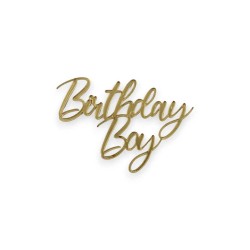 Πλεξιγκλάς φράση birthday boy - επιλογή χρώματος Πλεξιγκλάς φράση birthday boy - επιλογή χρώματος