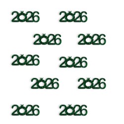 Plexiglass γκλίτερ κοπτικό 2026 με ρόδι - Συσκευασία 10 τεμάχια