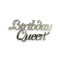 Πλεξιγκλάς φράση birthday queen - επιλογή χρώματος Πλεξιγκλάς φράση birthday queen - επιλογή χρώματος