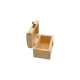 Ξύλινο μπαουλάκι αλουστράριστο 9x5x5,5 cm. Ξύλινο μπαουλάκι αλουστράριστο 9x5x5,5 cm.