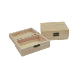 Ξύλινο αλουστράριστο κουτί 20×16×8cm. με μεταλλικό κλείστρο Ξύλινο αλουστράριστο κουτί 20×16×8cm. με μεταλλικό κλείστρο